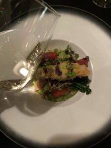 Stuffed Squash Blossom in Stofa Restaurant in Ottawa