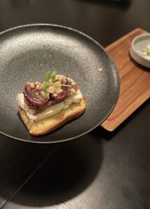 An Amuse Bouche at Stofa Restaurant in Ottawa