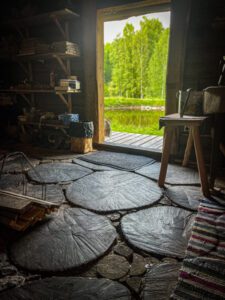 The cabin at Mooska Sweat Sauna in Estonia