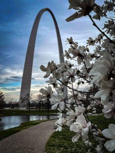The Gateway Arch in St Louis