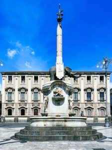 Fontana Dell'Elefante at the Piazza Roosevelt in Catania