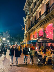 The streets of Utrecht in the Netherlands