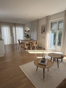 Living area of our condo in Munich