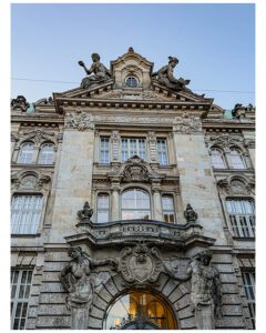 The beautiful Baroque architecture in Munich