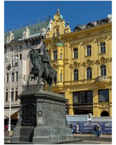 Ban Josip Jelačić Statue in Zagreb