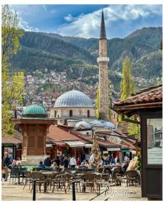 Bascarsija Mosque and Square Sarajevo