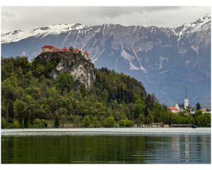 Bled Castle from Bled Island