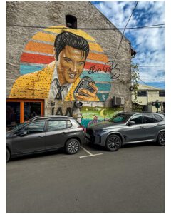 The brightly coloured street art of the Cetinjska District Sarajevo