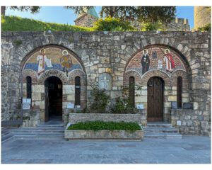 Entrance to the candle room at Ruzica Chapel