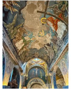Frescoes inside St. Petka Church