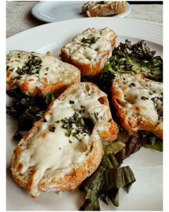 Garlic Bread at Casa Nova in Belgrade