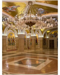 Inside Saint Sava Crypt in Sarajevo