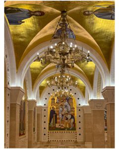 Inside Saint Sava Crypt in Sarajevo