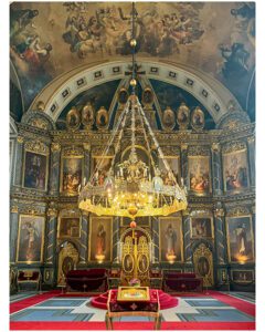 Interior of St. Michael's Cathedral in Belgrade