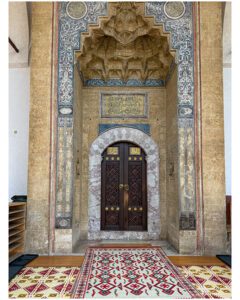 Intricate door to the Gazi Husrev-beg Mosque in Sarajevo