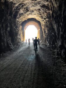 One of the Kettle Valley Railway tunnels