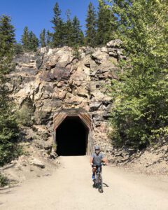 Cycling the Kettle Valley Rail Trail in the Okanagan Valley British Columbia