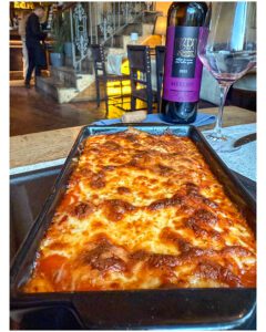 Lasagna at Casa Nova Belgrade