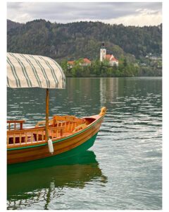 Pletna Boat and Bled Island