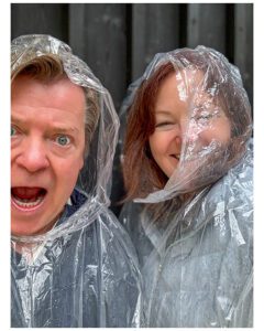 Rainy day selfie at Vintgar Gorge Slovenia