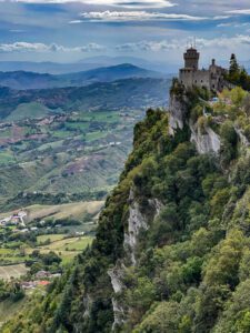 Guaita Tower in the Republic of San Marino