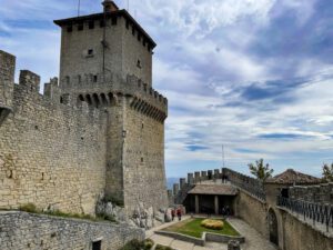 Cesta Tower and courtyard in San Marino