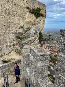 The view from the top of Republic of San Marino
