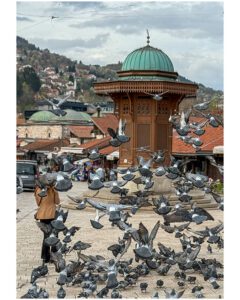 Sebilj Fountain in Sarajevo