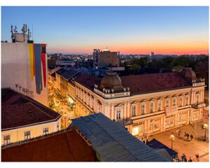 Sunset Over Belgrade