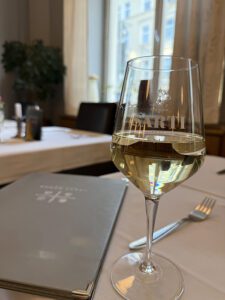 Wine at Trattoria Porto Cervo in Munich