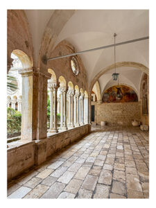 Inside the Franciscan Monastery