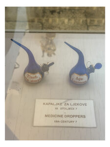 Medicinal tools from the 18th century in the Franciscan Monastery