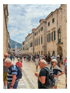 The crowds at The Stradun