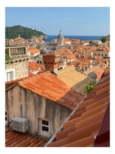 View from our Dubrovnik vacation rental
