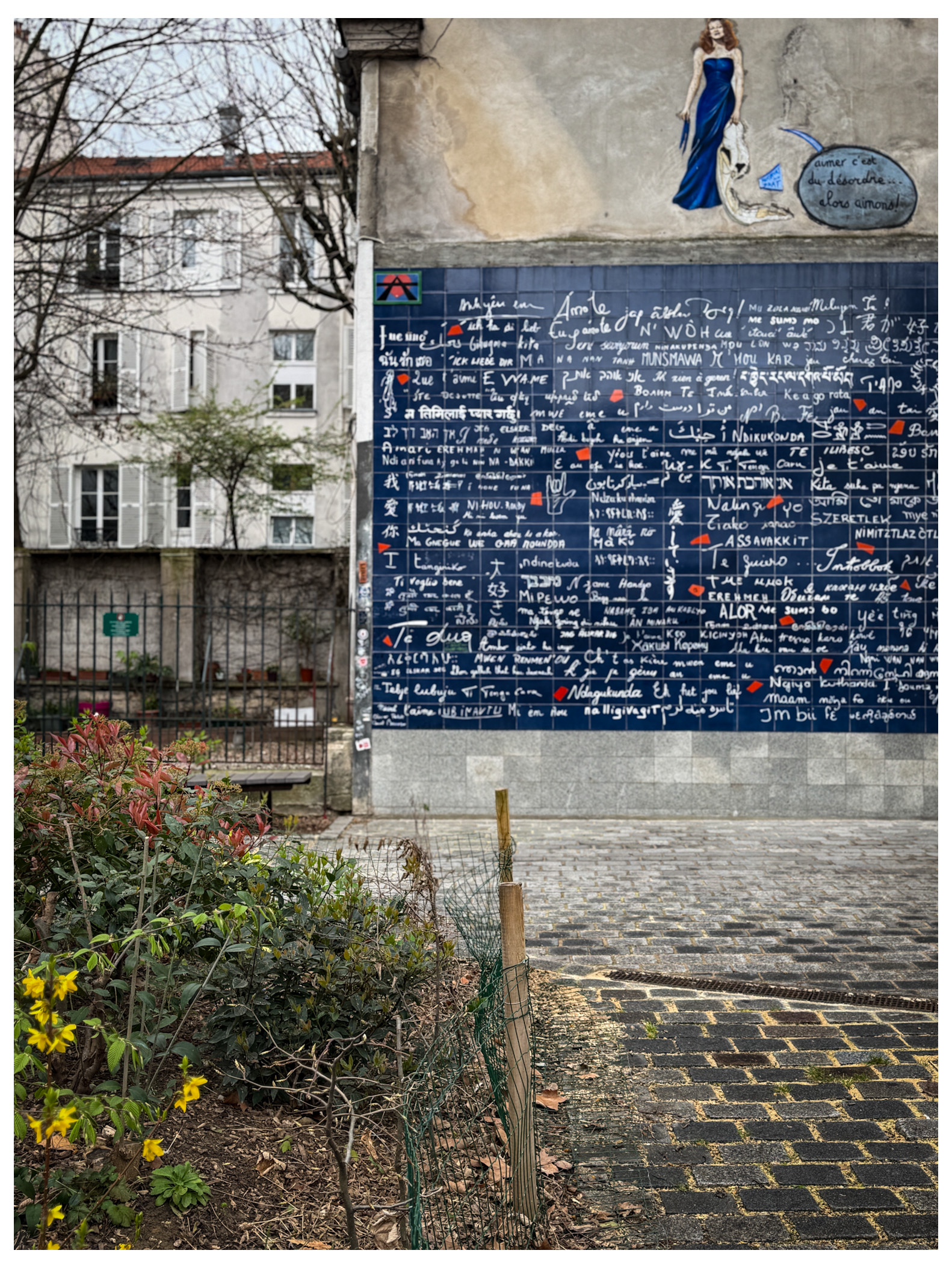 The famous I Love You wall