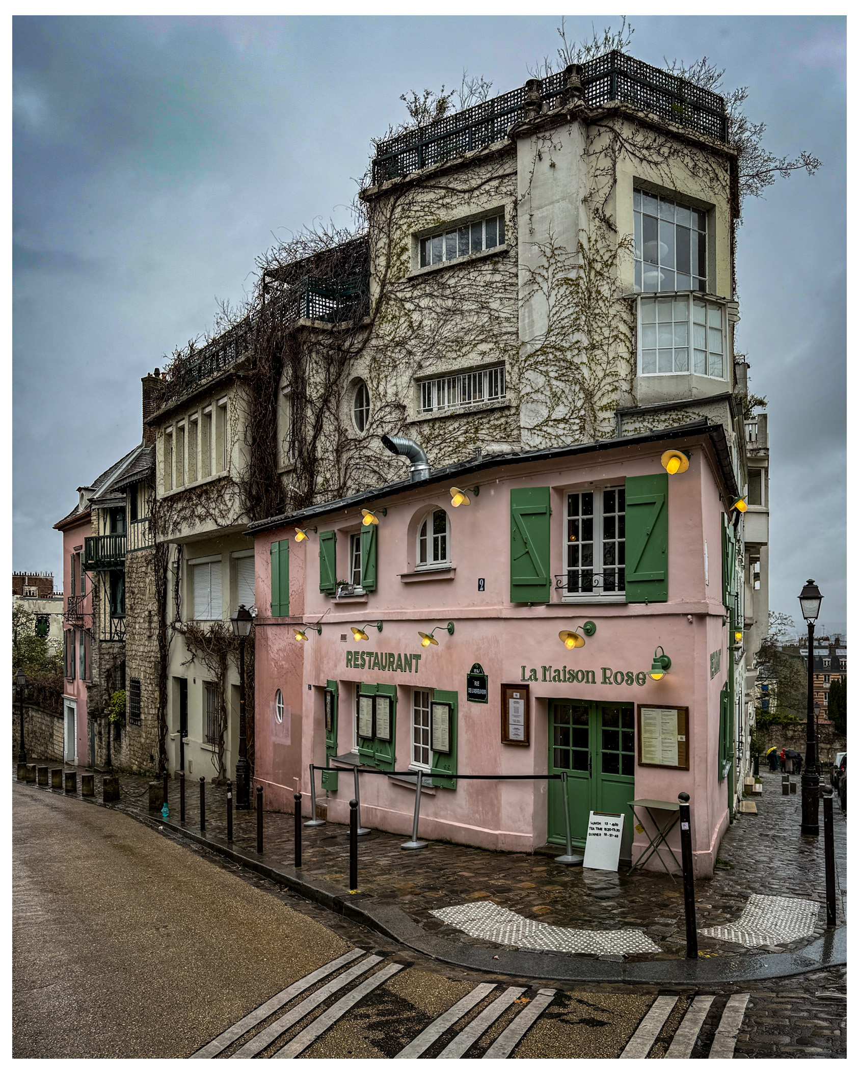 La Maison Rose - Made even more famous by the hit series Emily in Paris.