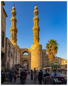 Bab Zuweila, and its two minarets