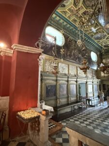 Inside Our Lady of the Rocks