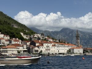 Pretty Perast from the water.