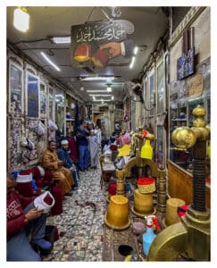 Inside the Ahmad Mahmoud Al-Tarabishi Fez workshop