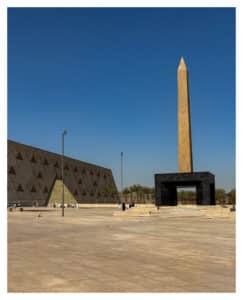 The Grand Egyptian Museum and the Floating Obelisk