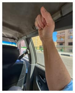The all important car handle.